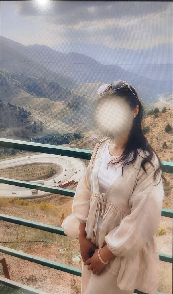 Portrait of Shahzoda in the mountains